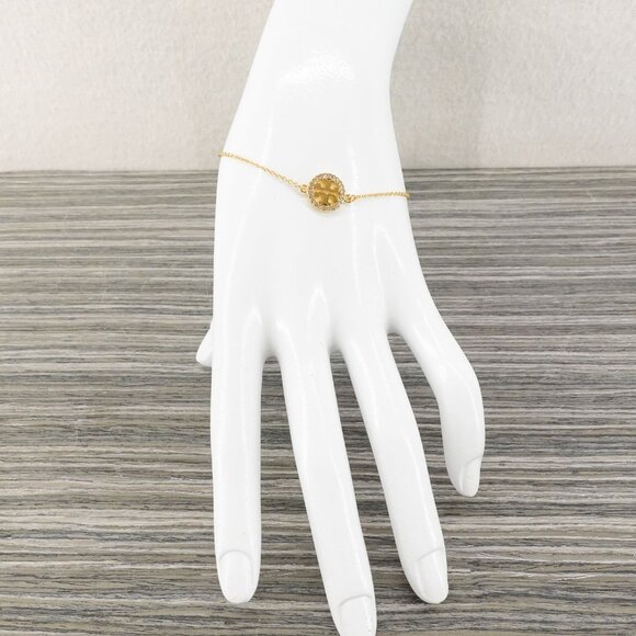 Tory Burch Miller Pave Chain Bracelet Gold OS - Picture 3 of 10